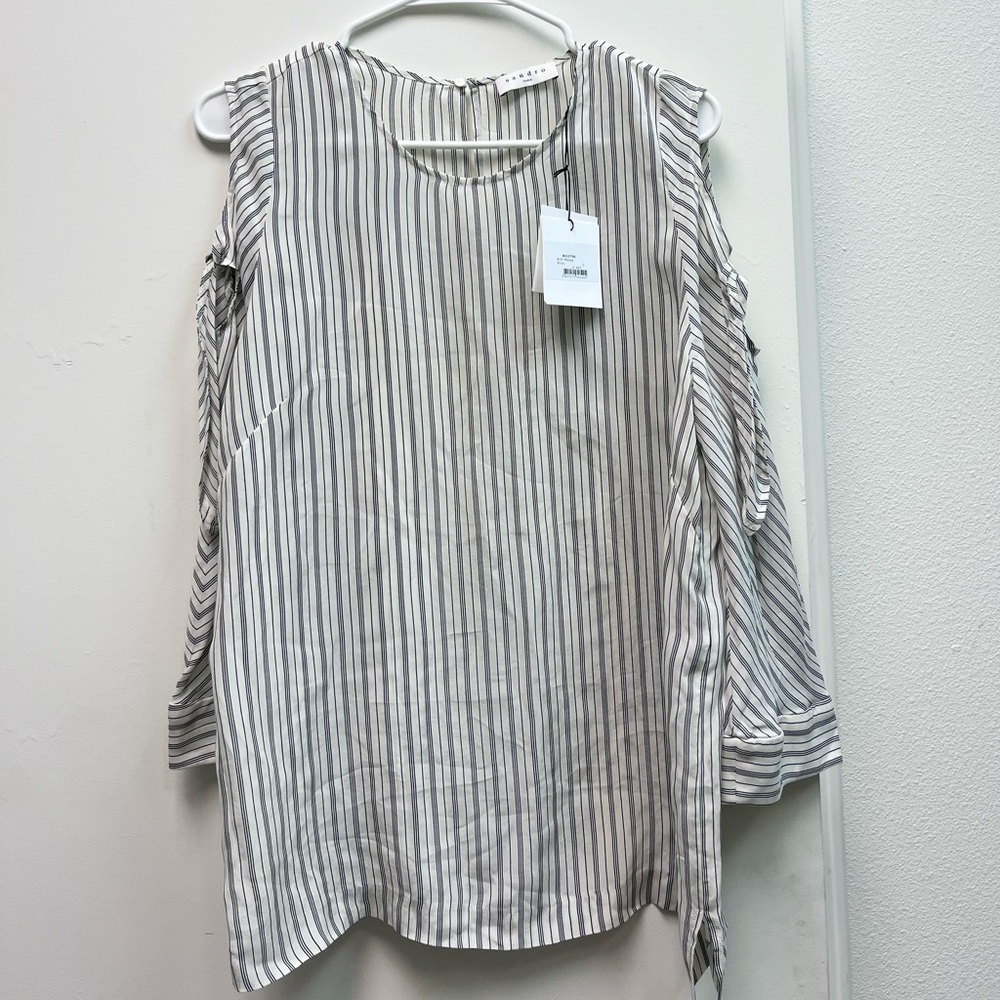 Sandro Paris Women’s Striped Blouse
